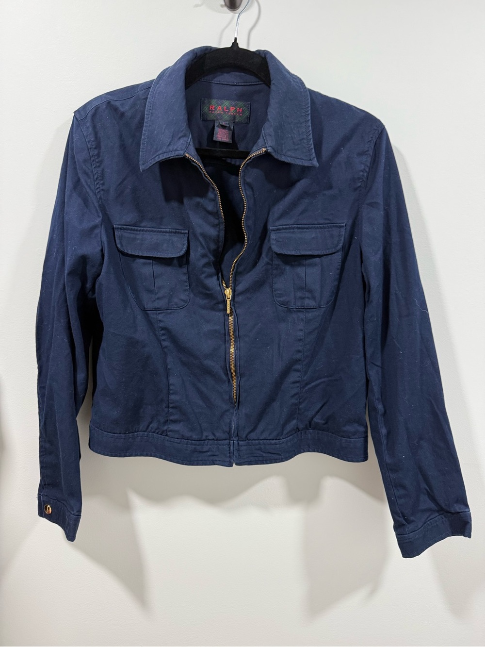Ralph Lauren Dark Navy Zip Utility Jacket